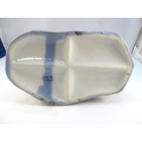 Vintage Ceramic Blue Delft Dutch Couple Figurine Planter Made In Japan - Picture 9 of 11